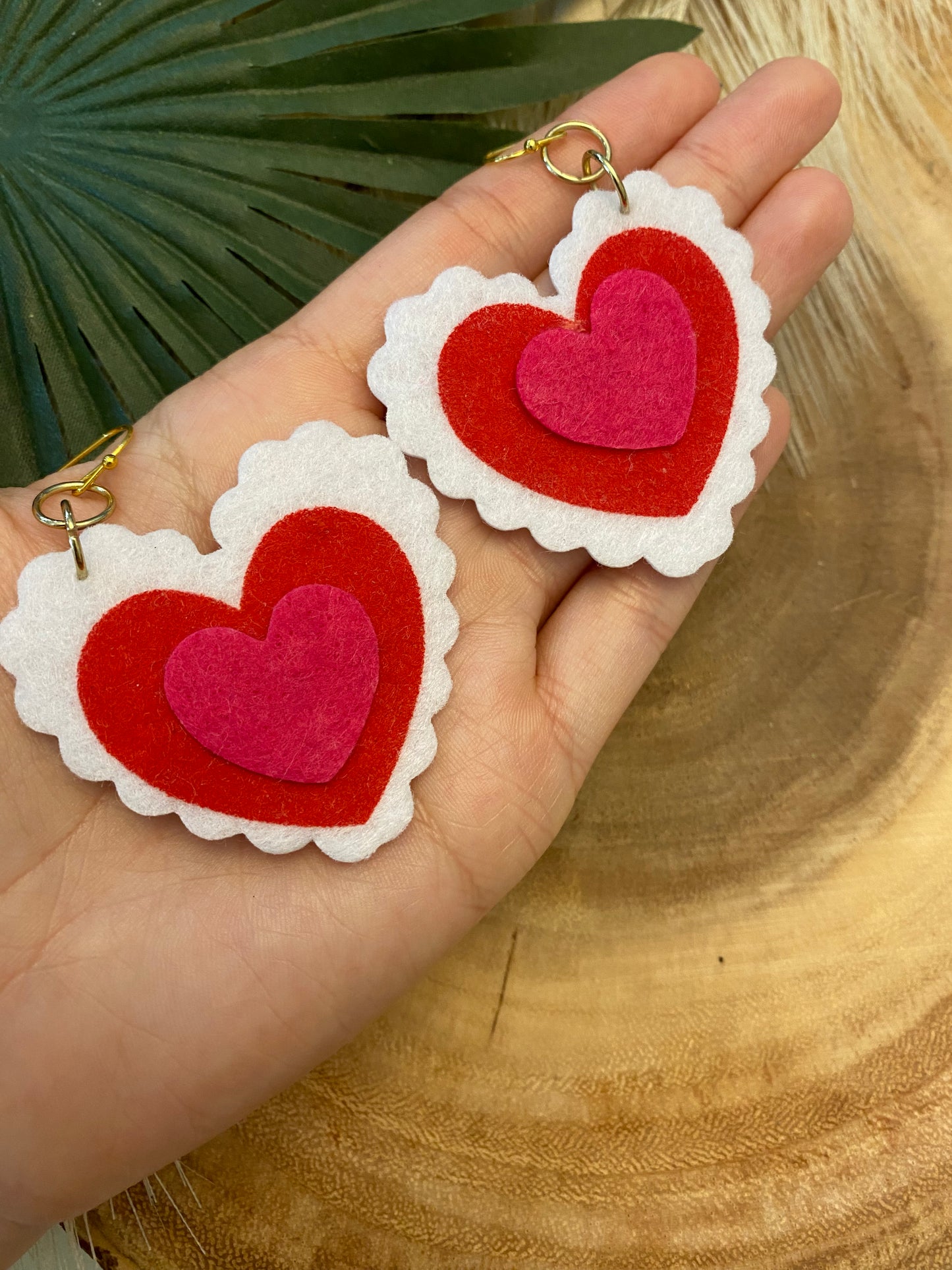 Happy heart earrings