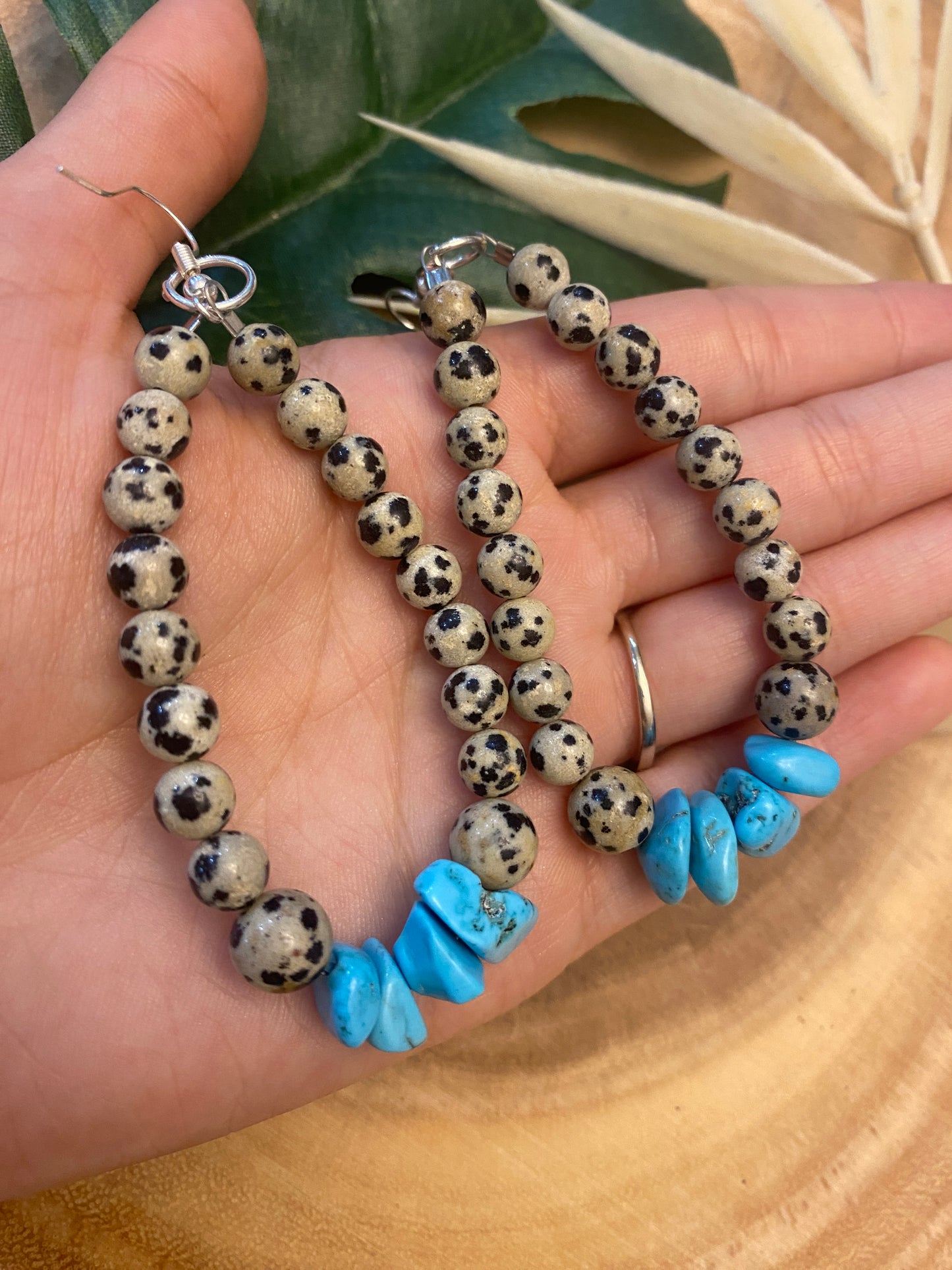 Dalmatian and turquoise