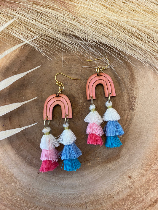 Rainbow euphoric earrings