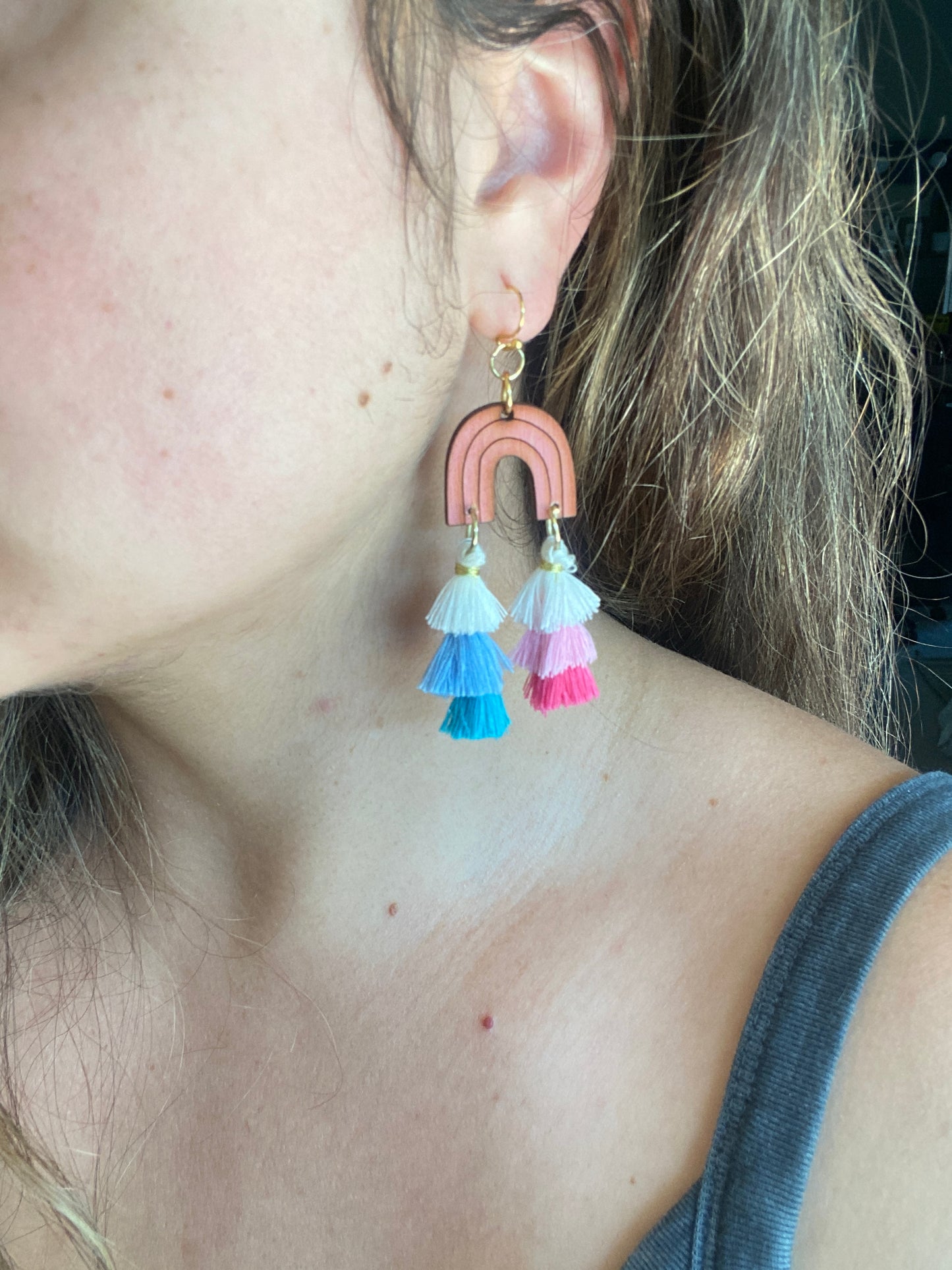 Rainbow euphoric earrings