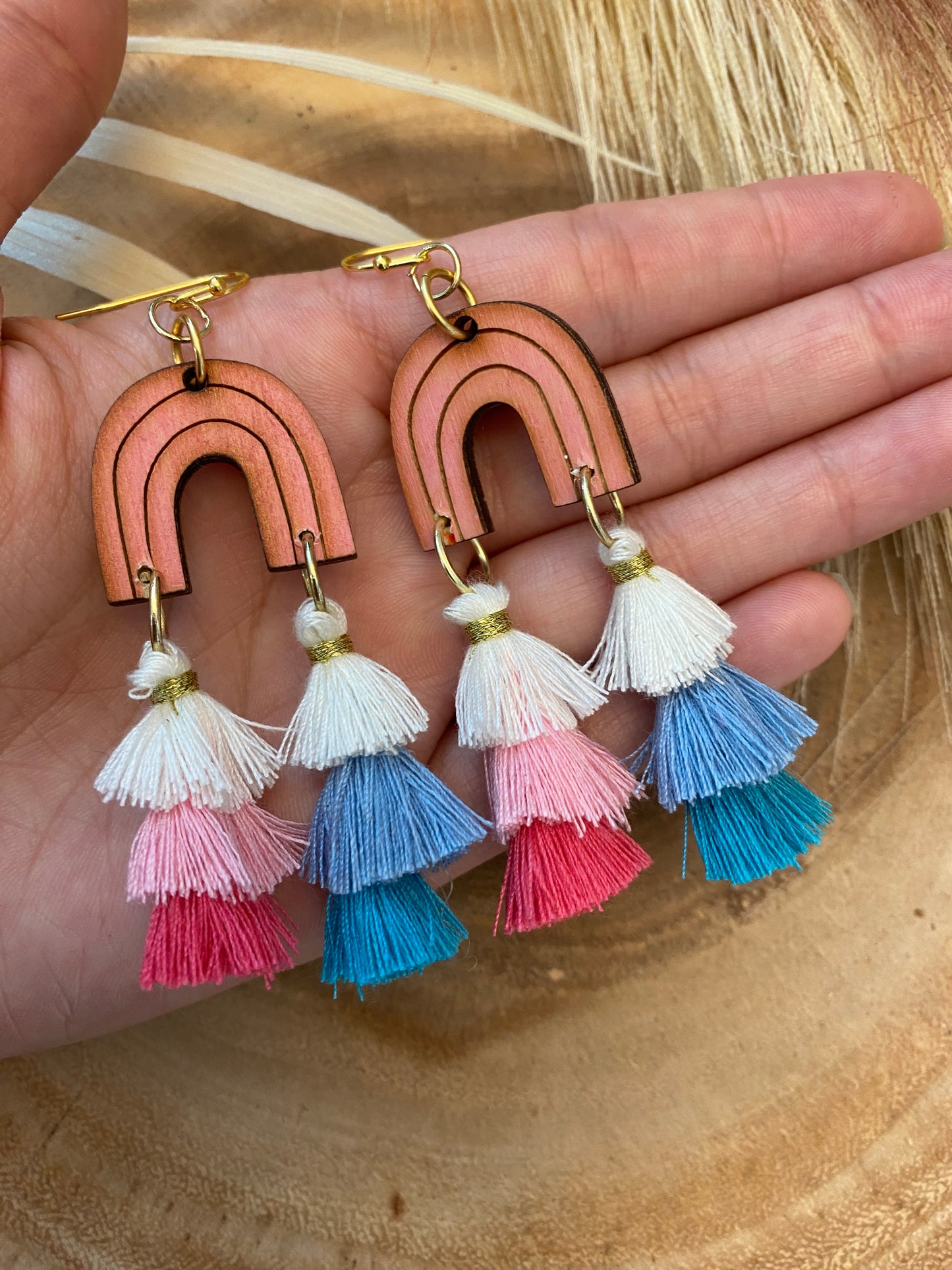 Rainbow euphoric earrings