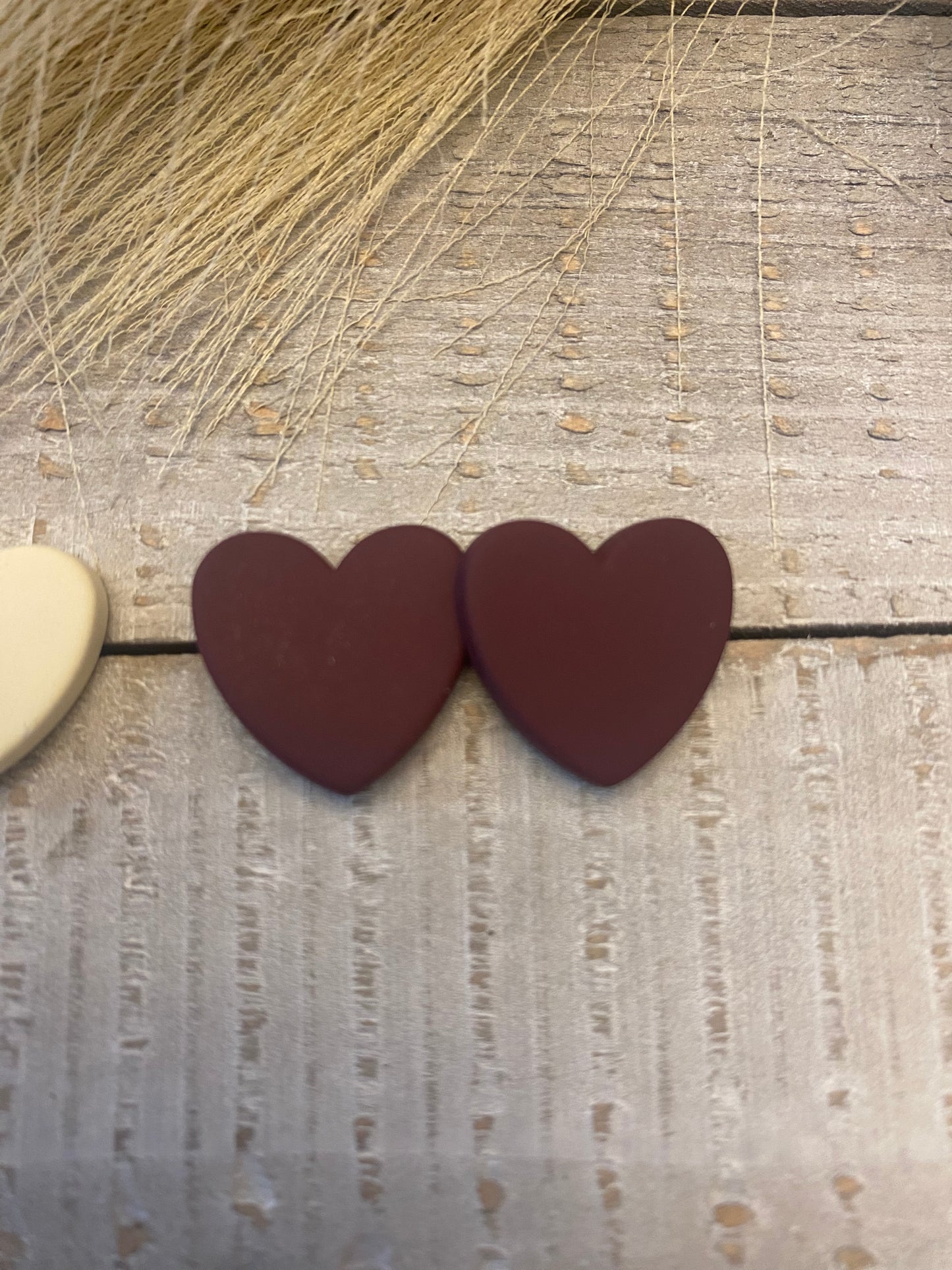 Heart studs