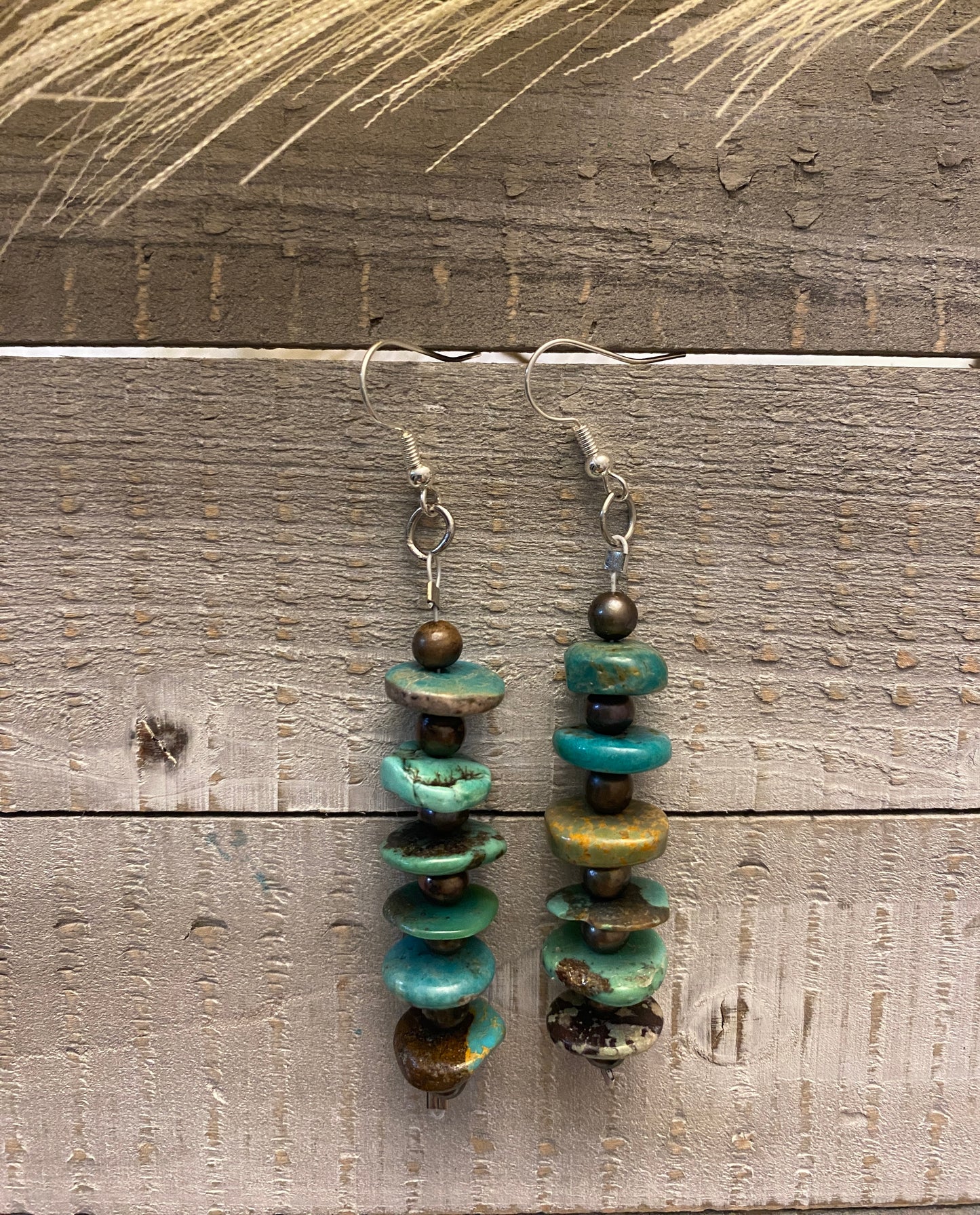 Authentic turquoise with genuine Navajo pearls