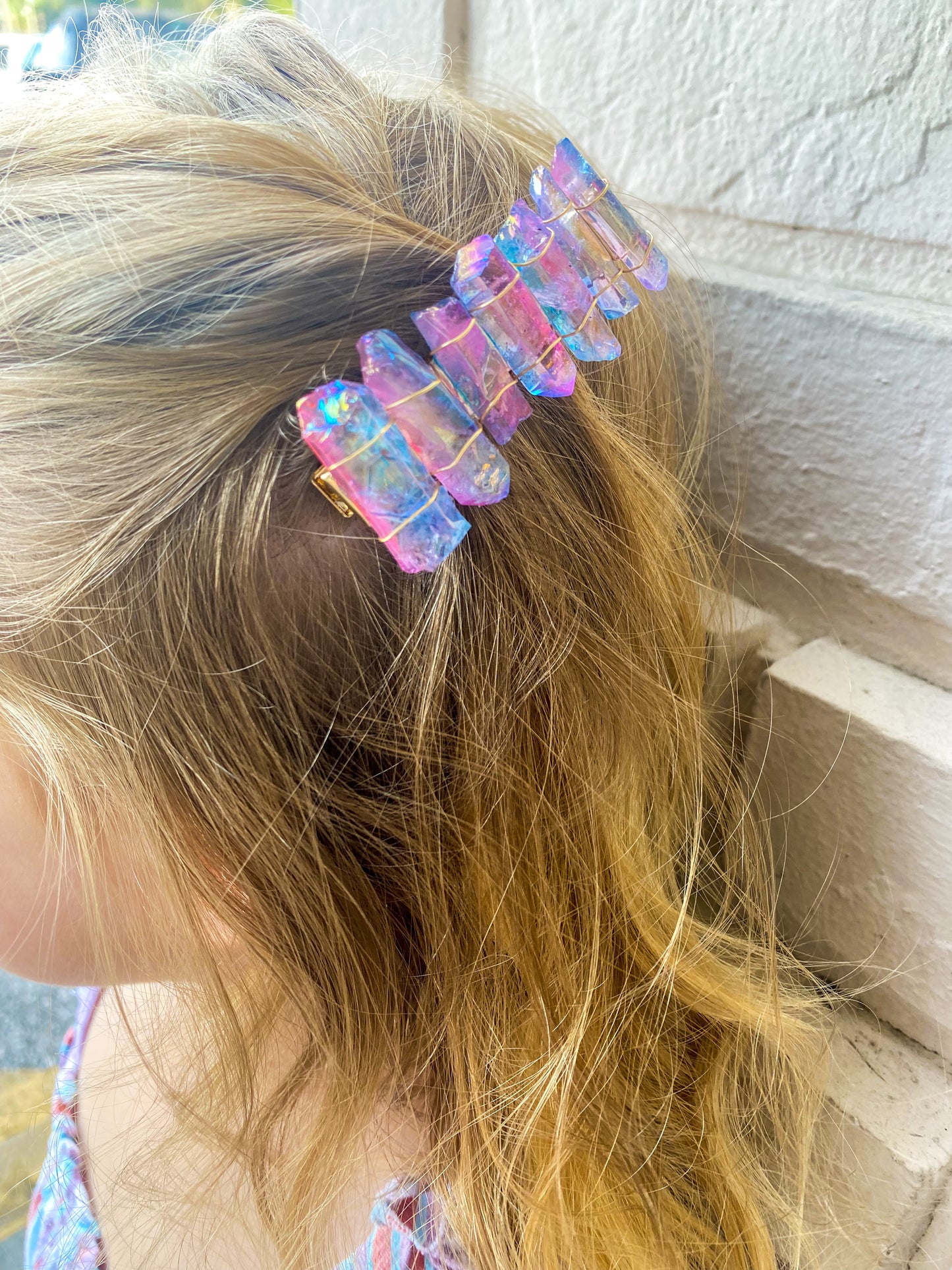 Fairies and unicorn hair clip