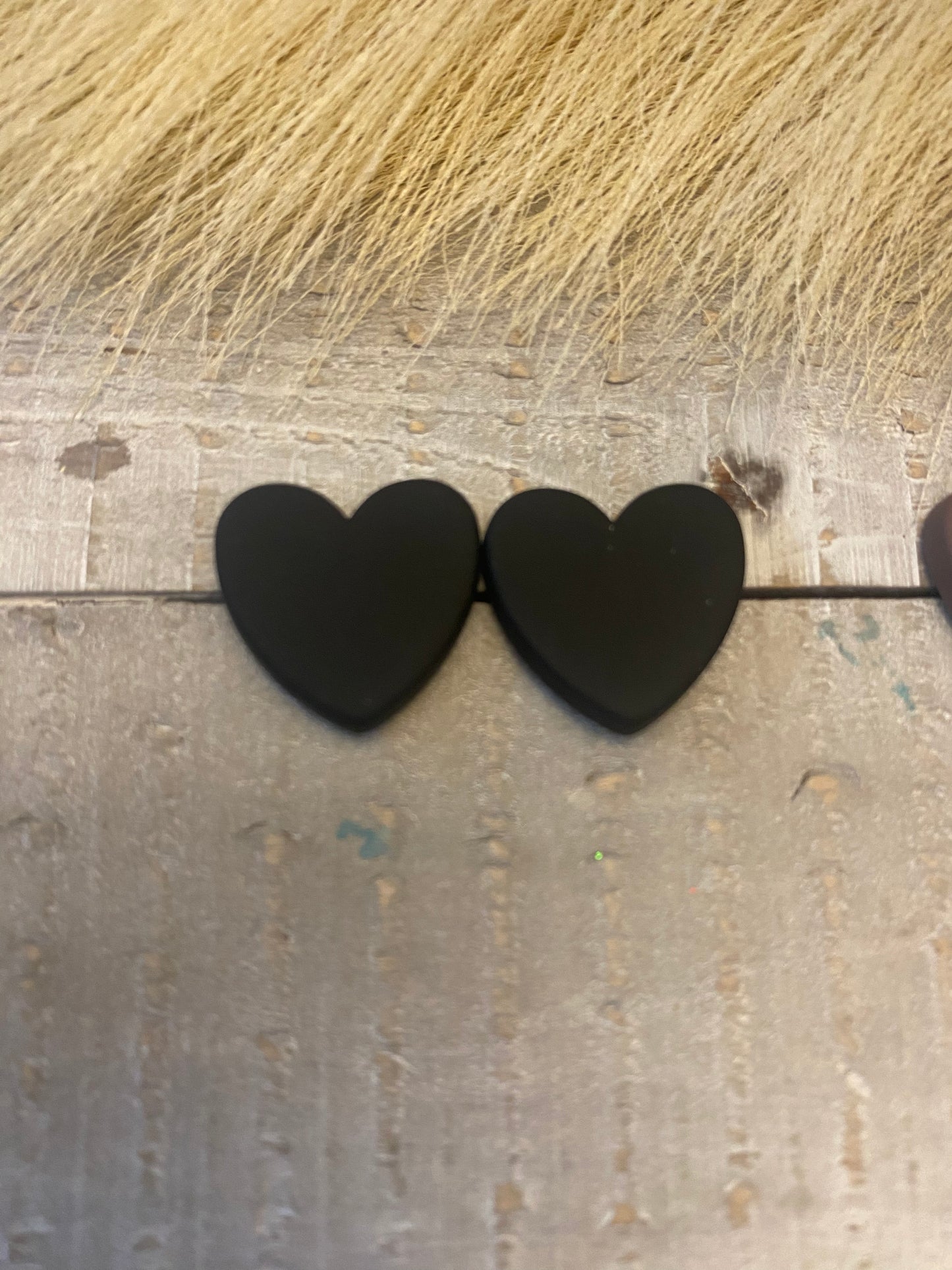 Heart studs