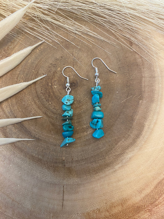 Mini turquoise dangles