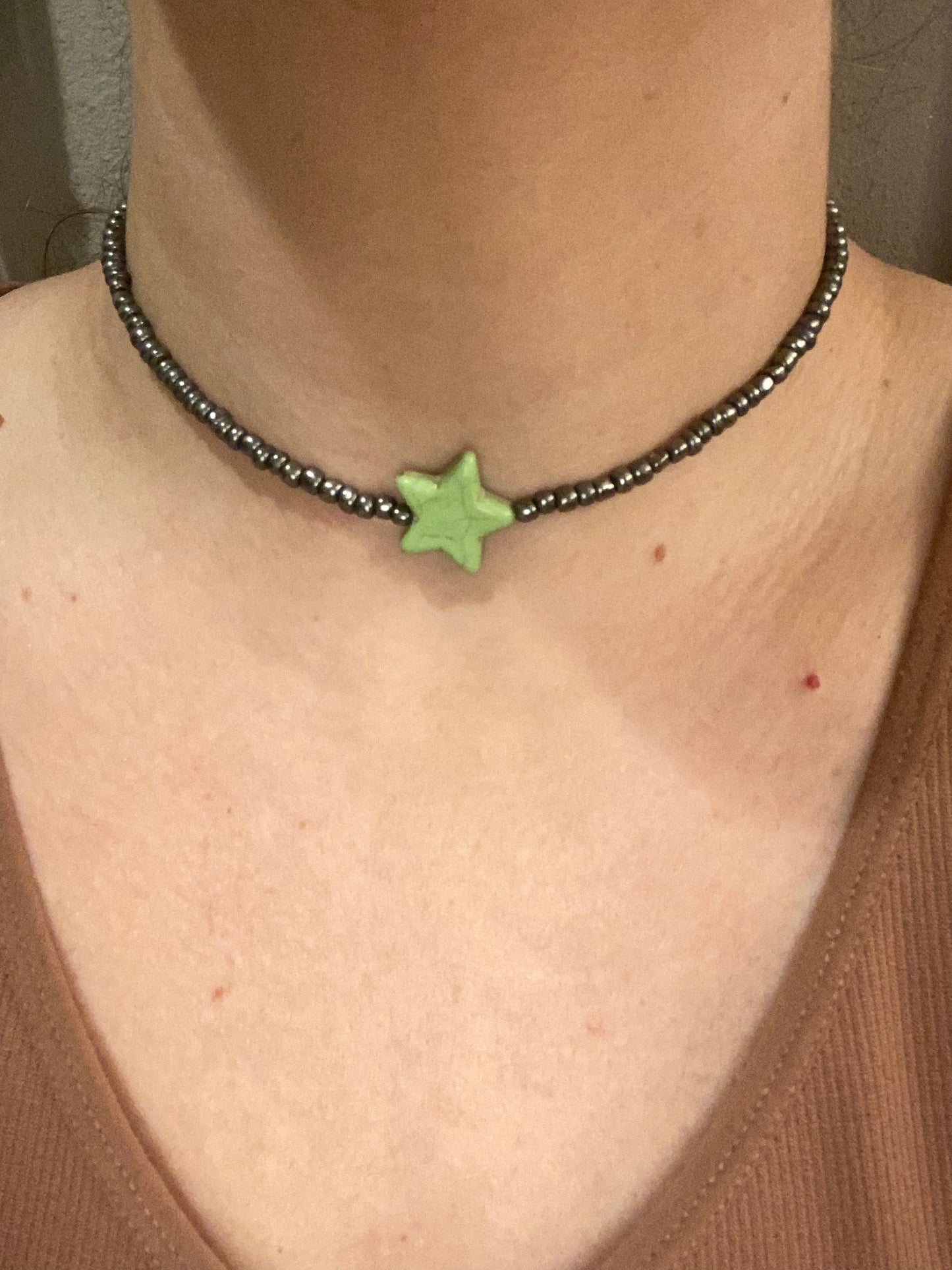 Green star choker