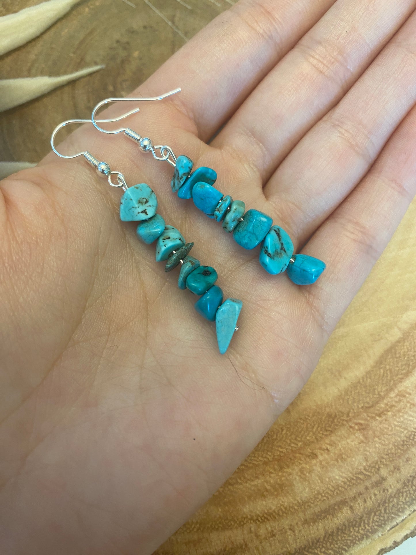 Mini turquoise dangles