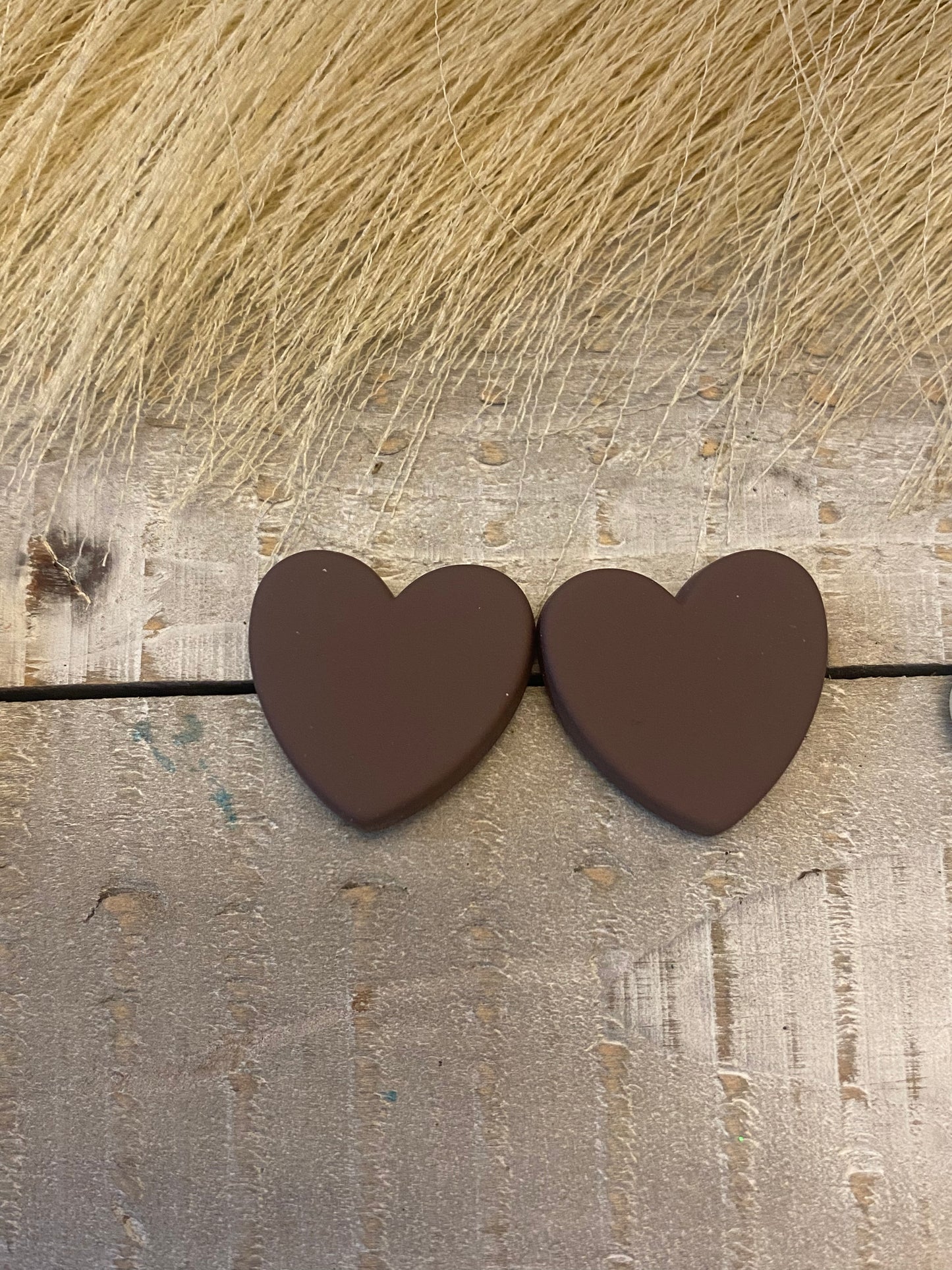 Heart studs