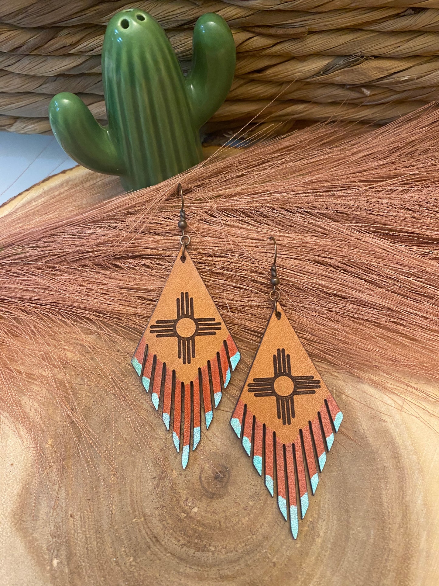 Zia symbol earrings